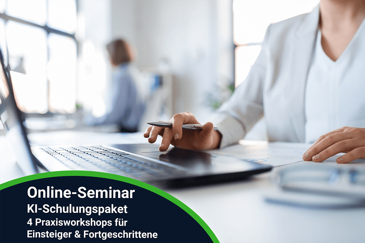 KI Schulungspaket: 4 Praxisworkshops im 1. Quartal 2026 - online