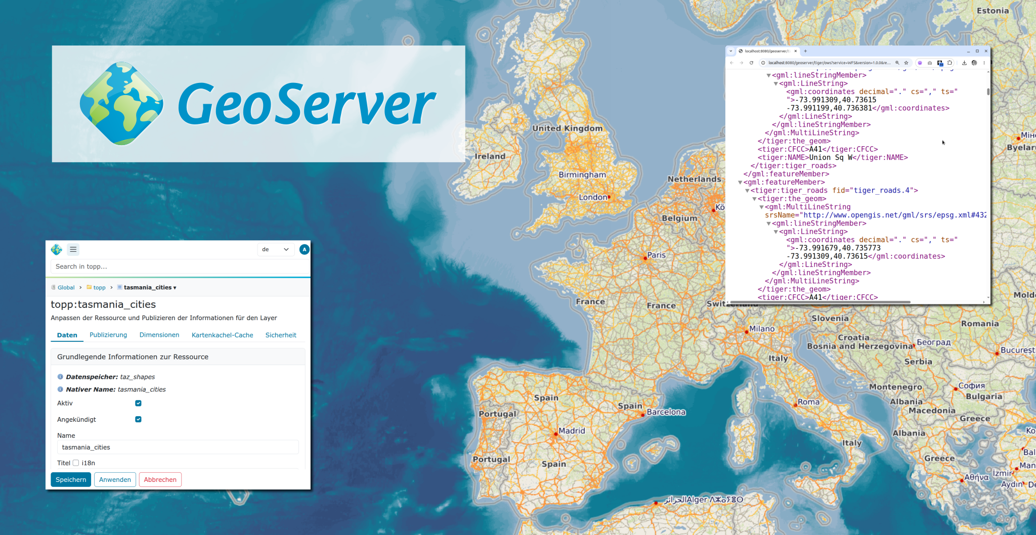GeoServer Datenservices mit WFS und OGC API Maps Features – online – 03.-04.09.2026