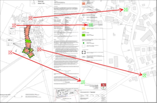 E-Learning Planung XQ – Plan-Urkunde zu Raster-Umring