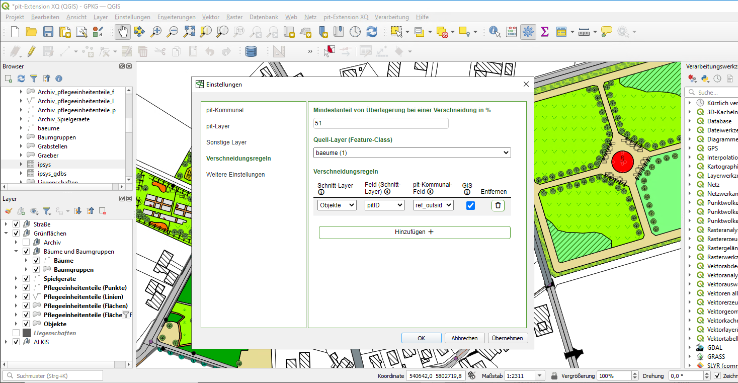 pit-Kommunal: Arbeiten mit der pit-Extension XQ (QGIS) - online - 16.-17.06.2026