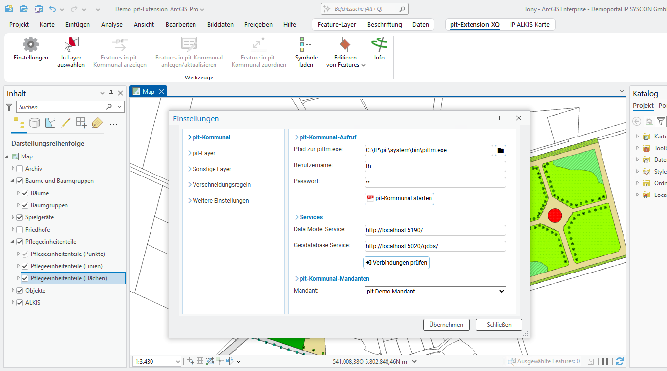 pit-Kommunal: Arbeiten mit der pit-Extension XQ (ArcGIS Pro) - Hannover - 14.-15.04.2026