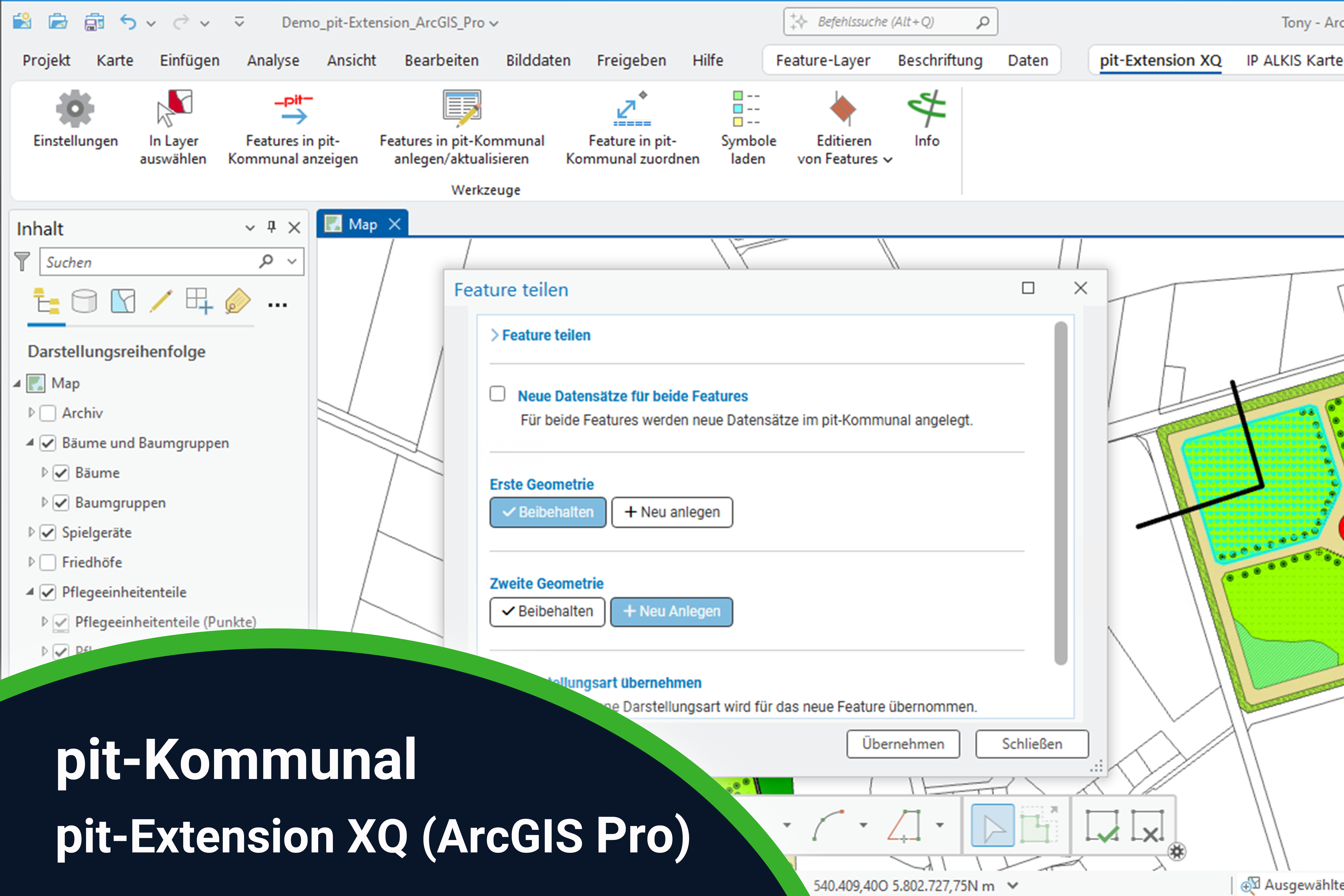 pit-Kommunal: Arbeiten mit der pit-Extension XQ (ArcGIS Pro) - Hannover - 14.-15.04.2026