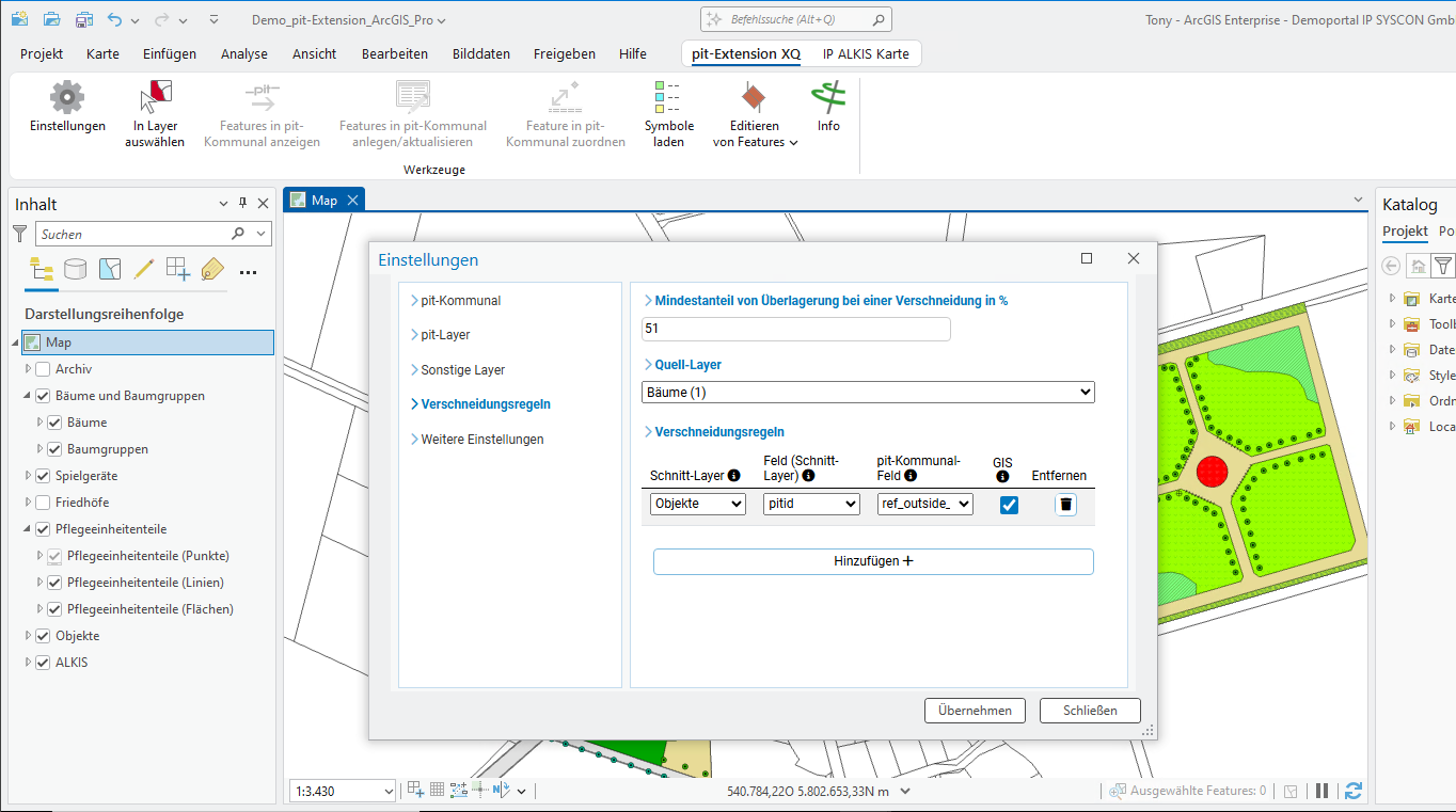 pit-Kommunal: Arbeiten mit der pit-Extension XQ (ArcGIS Pro) - Hannover - 14.-15.04.2026