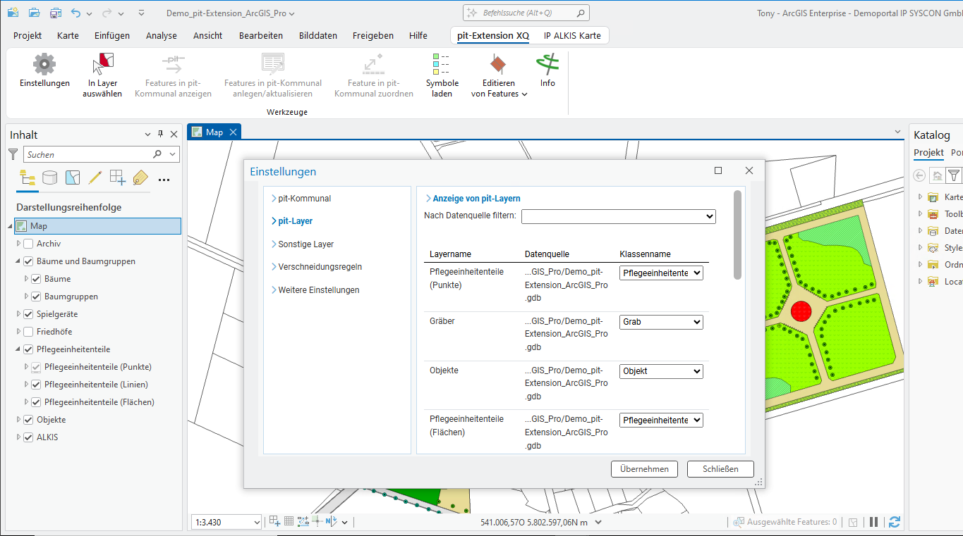 pit-Kommunal: Arbeiten mit der pit-Extension XQ (ArcGIS Pro) - Hannover - 14.-15.04.2026
