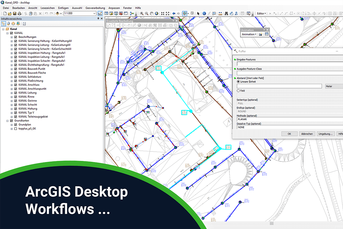 Schulung ArcGIS Desktop Workflows, Analyse und Präsentation